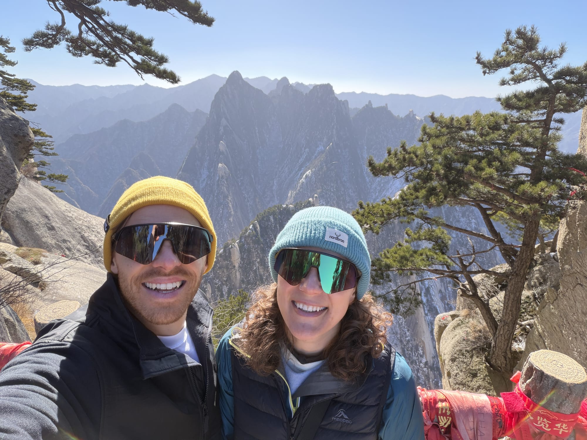 Trip photo: all four peaks done, feeling smug about the gondola maintenance schedule