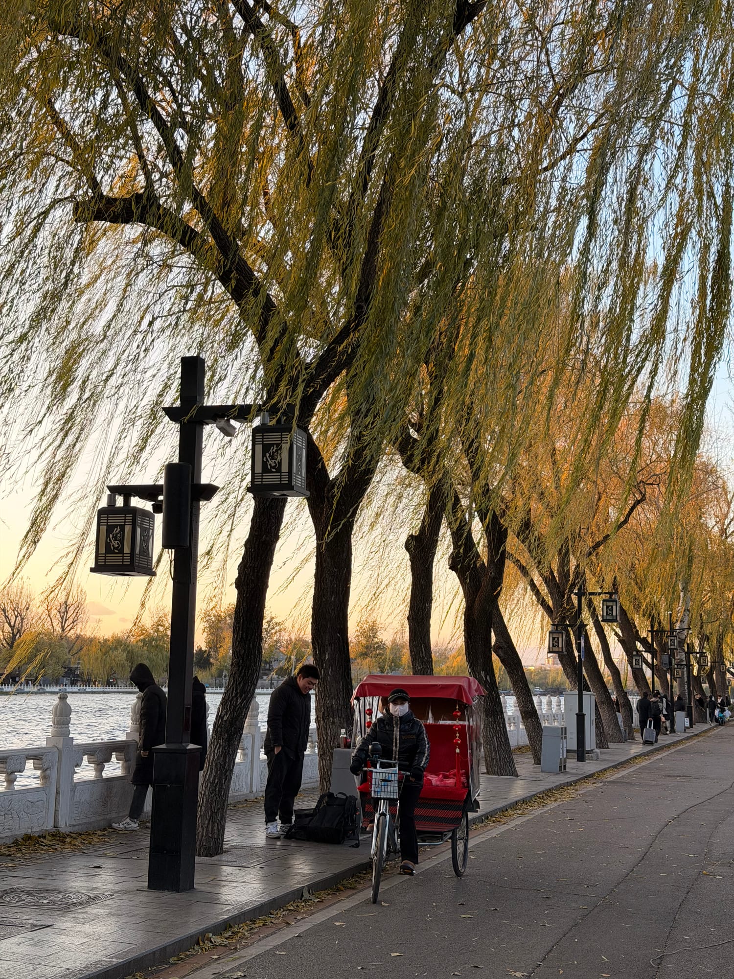 Trip photo: the Houhai lakes in autumn gold, the quiet Beijing nobody warned us about