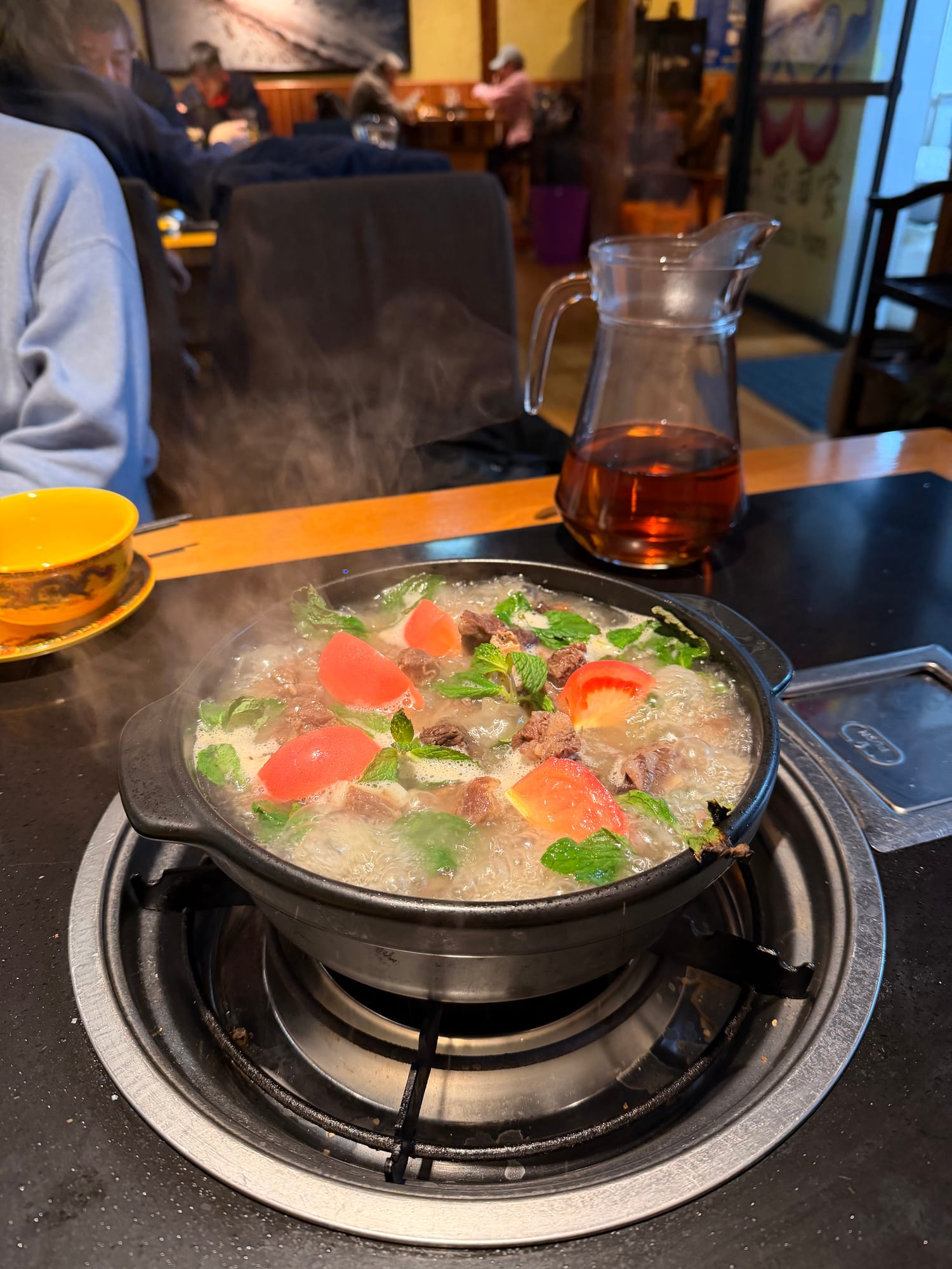 Trip photo: the yak hot pot whose owner refused to let us over-order. He was right